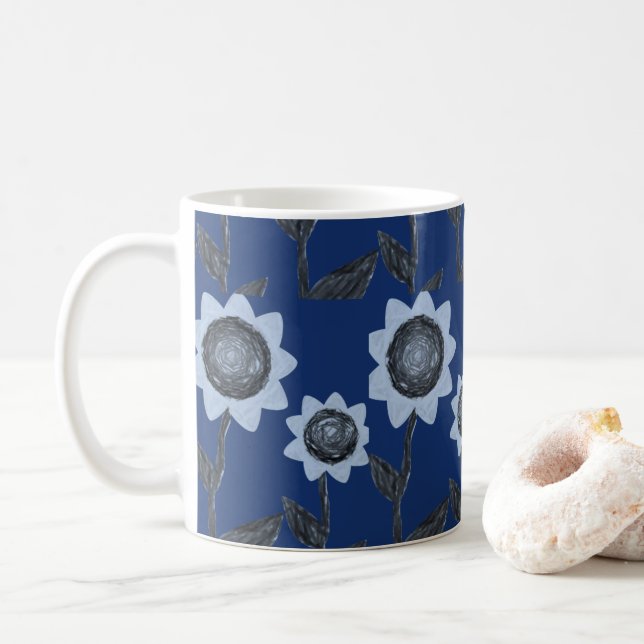 Sonnenblume-Tasse Tasse (Mit Donut)