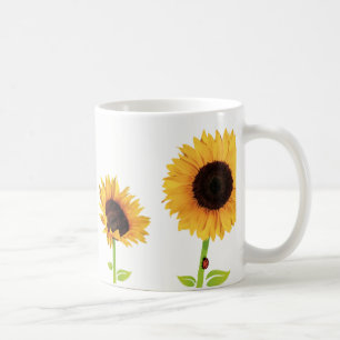 Sonnenblume-Tasse Tasse