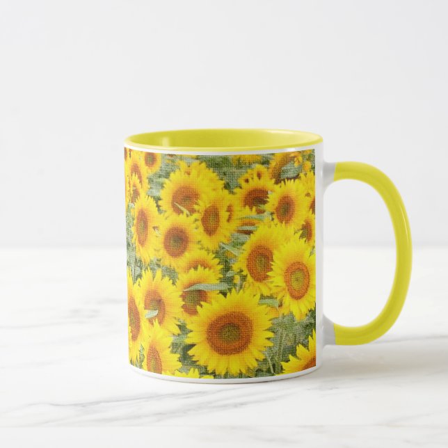 Sonnenblume-Tasse Tasse (Rechts)