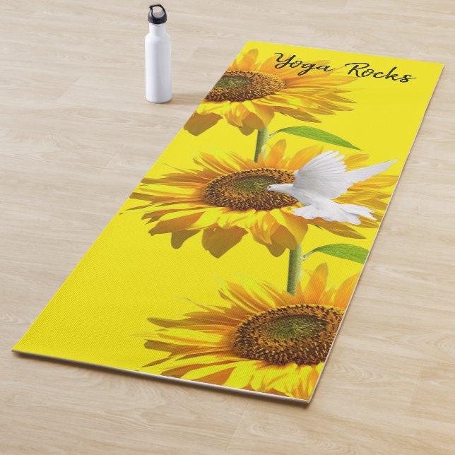 Sonnenblume Taube Yoga Mat Yogamatte (Beispiel)