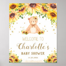 Sonnenblume Teddy Bear Baby Dusche Geburtstag Begr