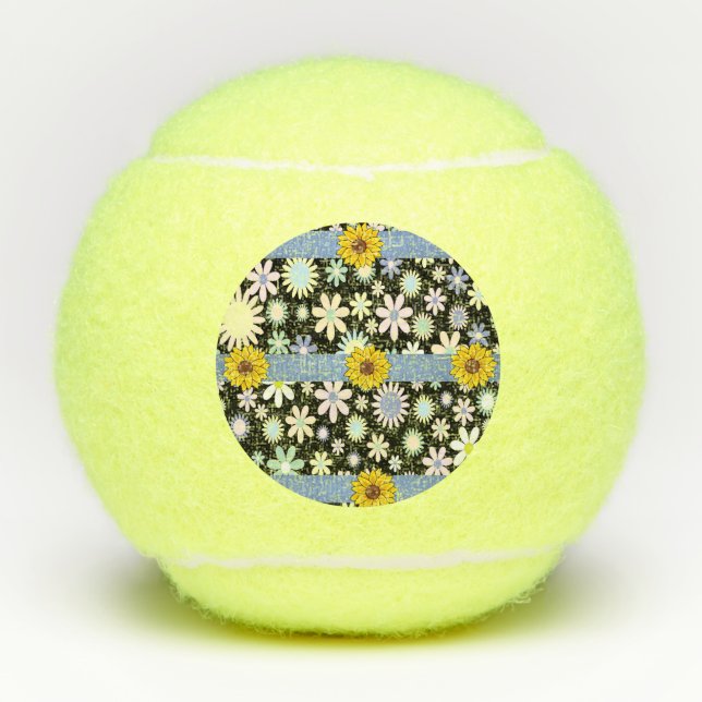 Sonnenblume Tennis Ball (Vorderseite)