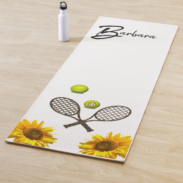 Sonnenblume Tennis Yoga Mat Yogamatte (Beispiel)