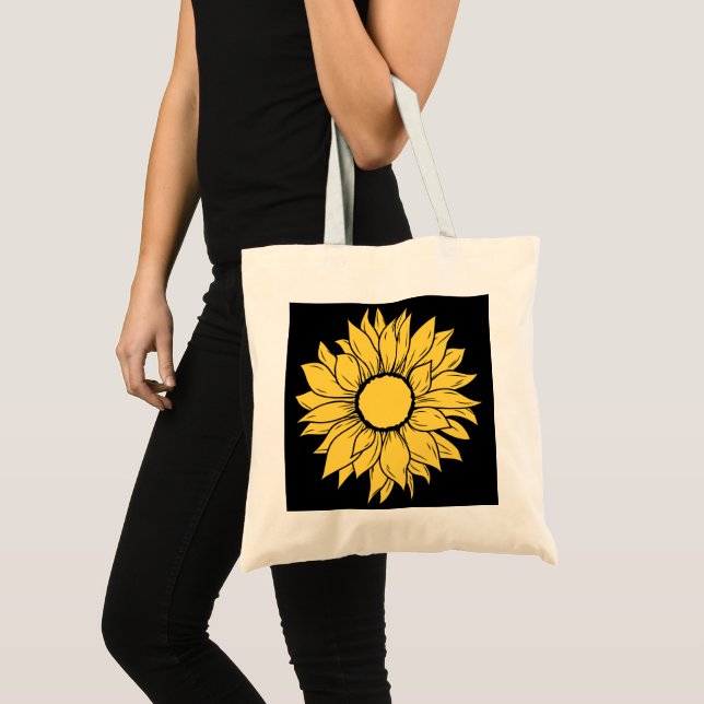 Sonnenblume Tragetasche (Vorderseite (Produkt))