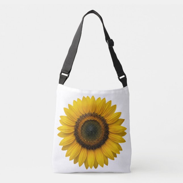 Sonnenblume Tragetaschen Mit Langen Trägern (Vorderseite)