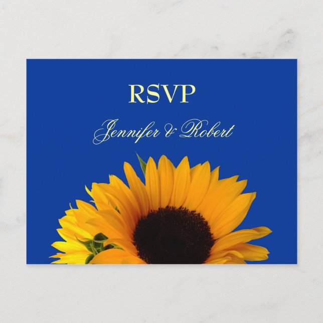 Sonnenblume UAWG Postkarte (Vorderseite)