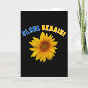 Sonnenblume Ukraine A Slava Ukraini Karte
