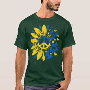 Sonnenblume Ukraine ukrainische Flagge Ukraine Fla T-Shirt