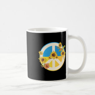 Sonnenblume Ukrainische Flagge Ich stehe mit der U Kaffeetasse