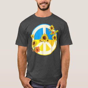 Sonnenblume Ukrainische Flagge Ich stehe mit der U T-Shirt