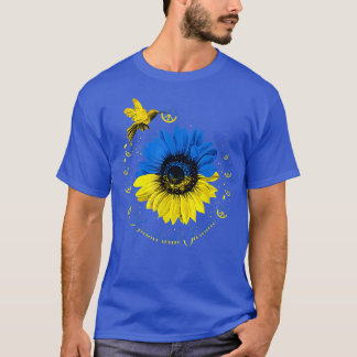 Sonnenblume ukrainischer Bird Ukraine Ich stehe mi T-Shirt