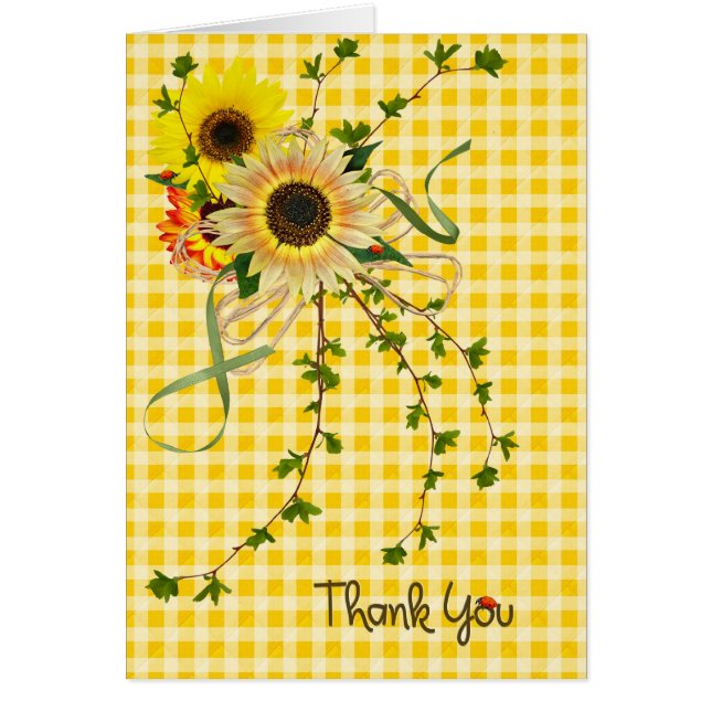 Sonnenblume und Lady Bug vielen Dank (Vorne)