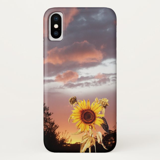 SONNENBLUME UND PINK SOMMERSONNE Case-Mate iPhone HÜLLE (Rückseite)
