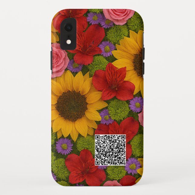 Sonnenblume und Rose iPhone / iPad Gehäuse Case-Mate iPhone Hülle (Rückseite)