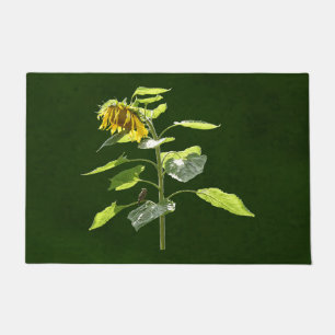 Sonnenblume und Spargel Fußmatte