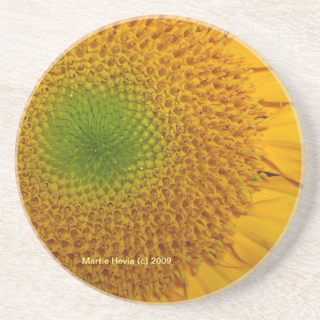 Sonnenblume - Untersetzer (Vorne)
