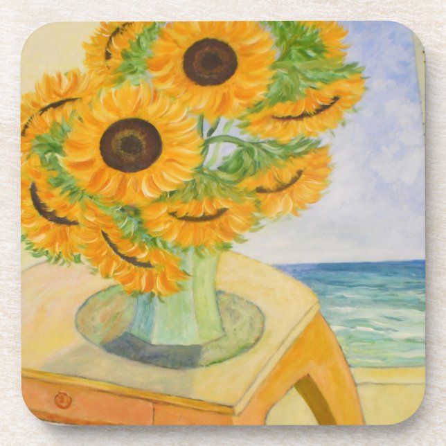 Sonnenblume Untersetzer (Vorderseite)