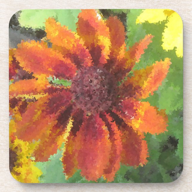 Sonnenblume Untersetzer (Vorderseite)