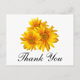 Sonnenblume Vielen Dank für Ihre Country Floral Ho Postkarte