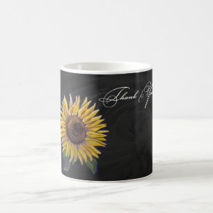 Sonnenblume Vielen Dank Tasse