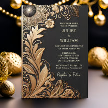 Sonnenblume Vintage Spitze Goldene Foil Embossed W