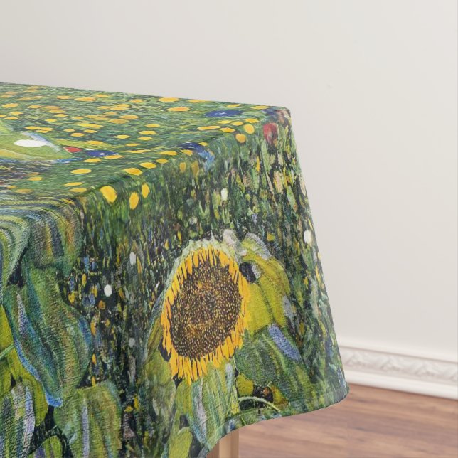Sonnenblume von Gustav Klimt Tischdecke (Beispiel)