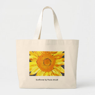 Sonnenblume von Paula Atwell Jumbo Stoffbeutel