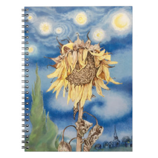Sonnenblume von Vincent Notizblock