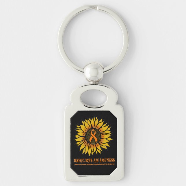 Sonnenblume/wareness...RSD/CRPS Schlüsselanhänger (Vorderseite)
