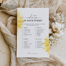 Sonnenblume, was in deinem Geldbeutel-Spiel ist