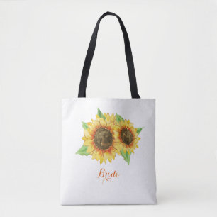 Sonnenblume Wasserfarbe Bridal