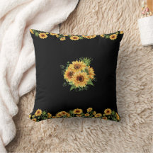 Sonnenblume Wasserfarbe – Florales Grafikdesign