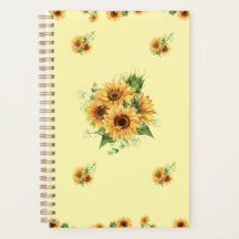 Sonnenblume Wasserfarbe – Florales Grafikdesign