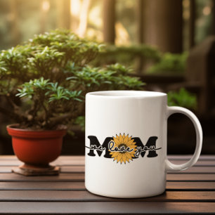 Sonnenblume "We Liebe You Mama" Tasse