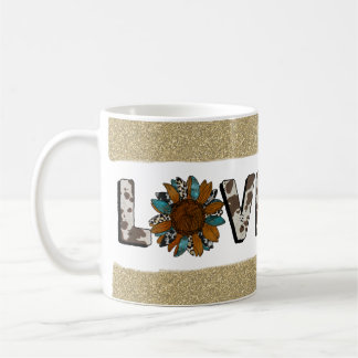 Sonnenblume Western Liebe Boho Sommer Kaffeetasse