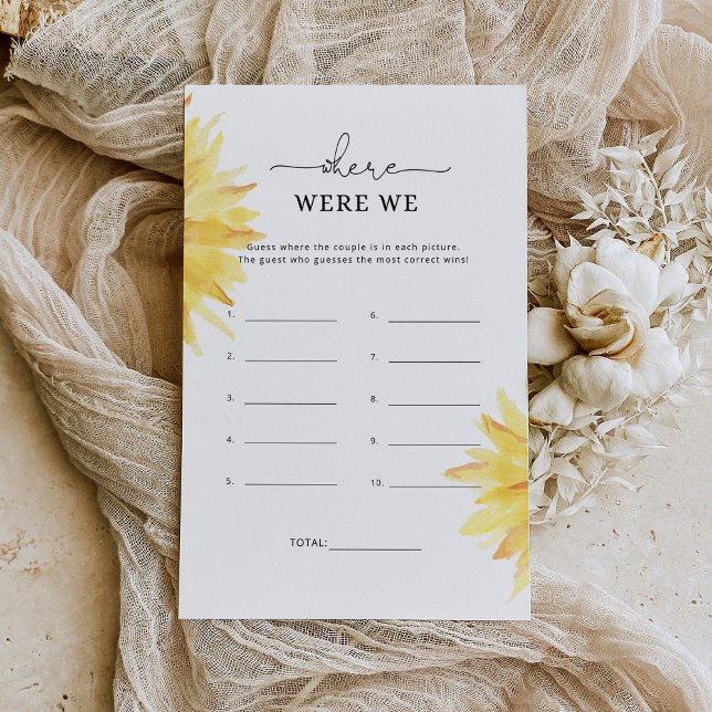 Sonnenblume Wo waren wir Brautparty (Von Creator hochgeladen)