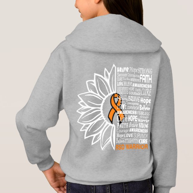 Sonnenblume/Worte RSD Hoodie (Rückseite)