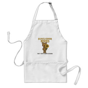 Sonnenblume wünscht Teddy Bear Kisses Schürze