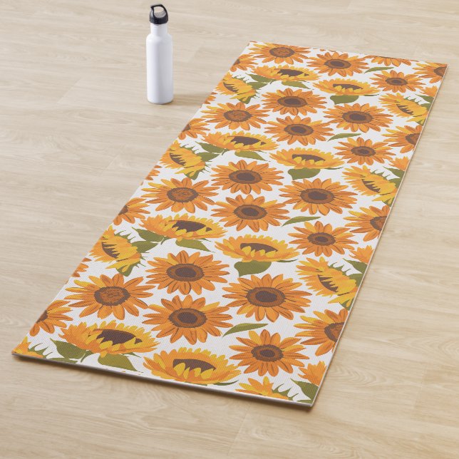 Sonnenblume Yogamatte (Beispiel)