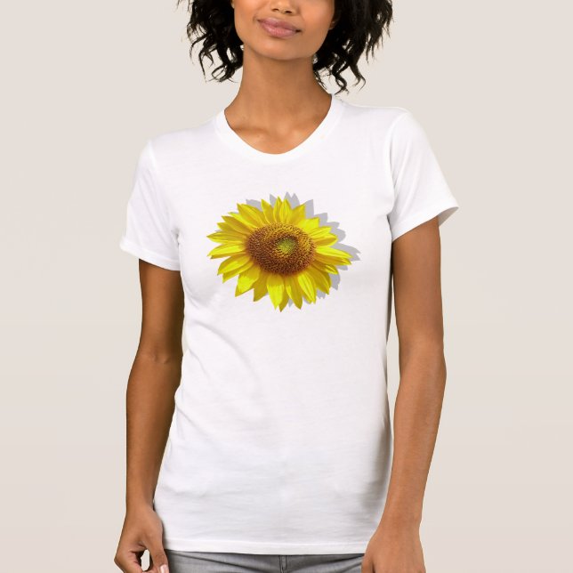 Sonnenblumefrühling zu Sommer Sonnenblume T T-Shirt (Vorderseite)