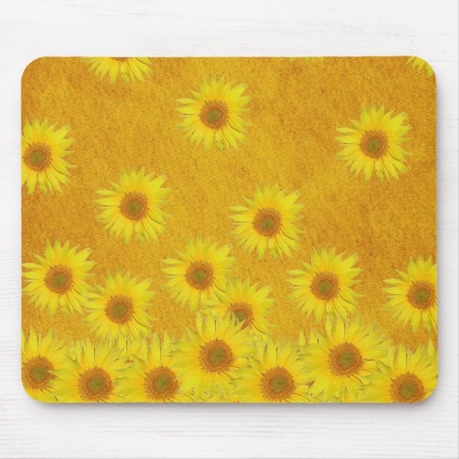 SonnenblumeMausunterlage Mousepad (Vorne)