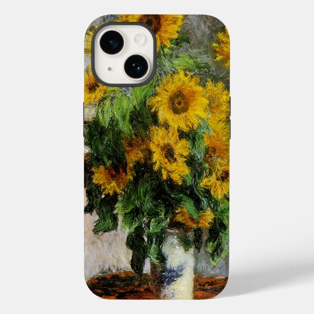 Sonnenblumen, 1881 von Monet. Case-Mate iPhone Hülle (Rückseite)
