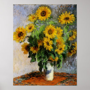 Sonnenblumen, 1881 von Monet. Poster