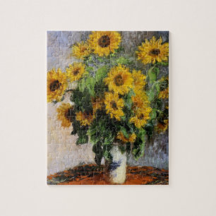 Sonnenblumen, 1881 von Monet. Puzzle
