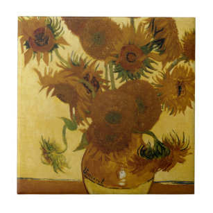 Sonnenblumen: 1888 von Van Gogh Fliese