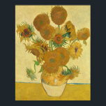 Sonnenblumen 1888 von Vincent van Gogh Poster<br><div class="desc">Vincent Willem van Gogh (Dutch: [ˈvsolnsɛ ntˈʋ Western Art. in a decade, he created about 2, 100 artworks, including around 860 oil paintings, most of which date from the last two years of his life. They include landscapes, still lifes, portraits and self-portraits characterised by bold colours and dramatic, impulsive and...</div>