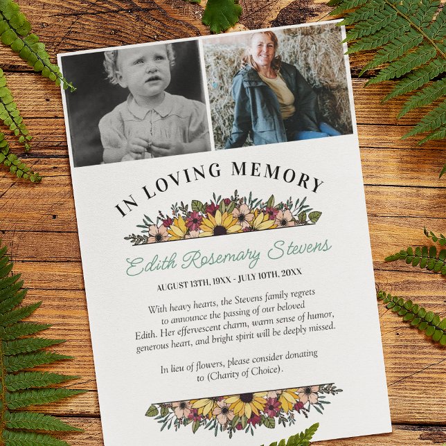 Sonnenblumen 2 Fotos in Erinnerung an die Ankündig Ankündigung (Von Creator hochgeladen)