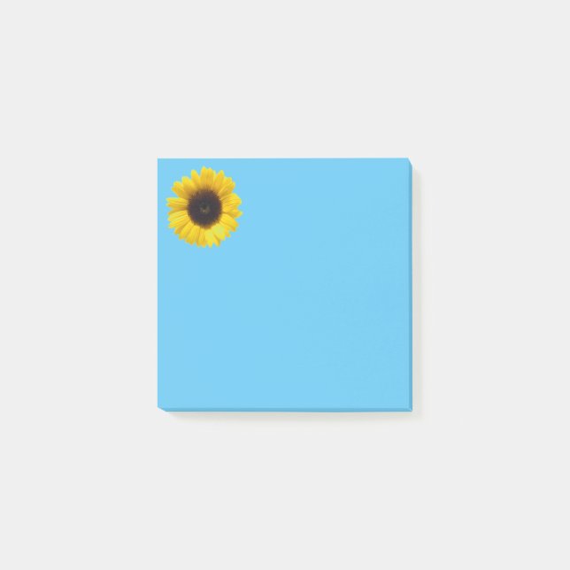 Sonnenblumen 3x3 Anmerkungen Post-it Klebezettel (Vorderseite)