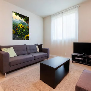 Sonnenblumen   AI Art Poster