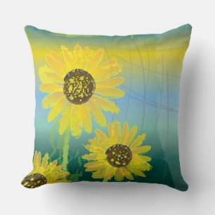 Sonnenblumen! Akzente Kissen